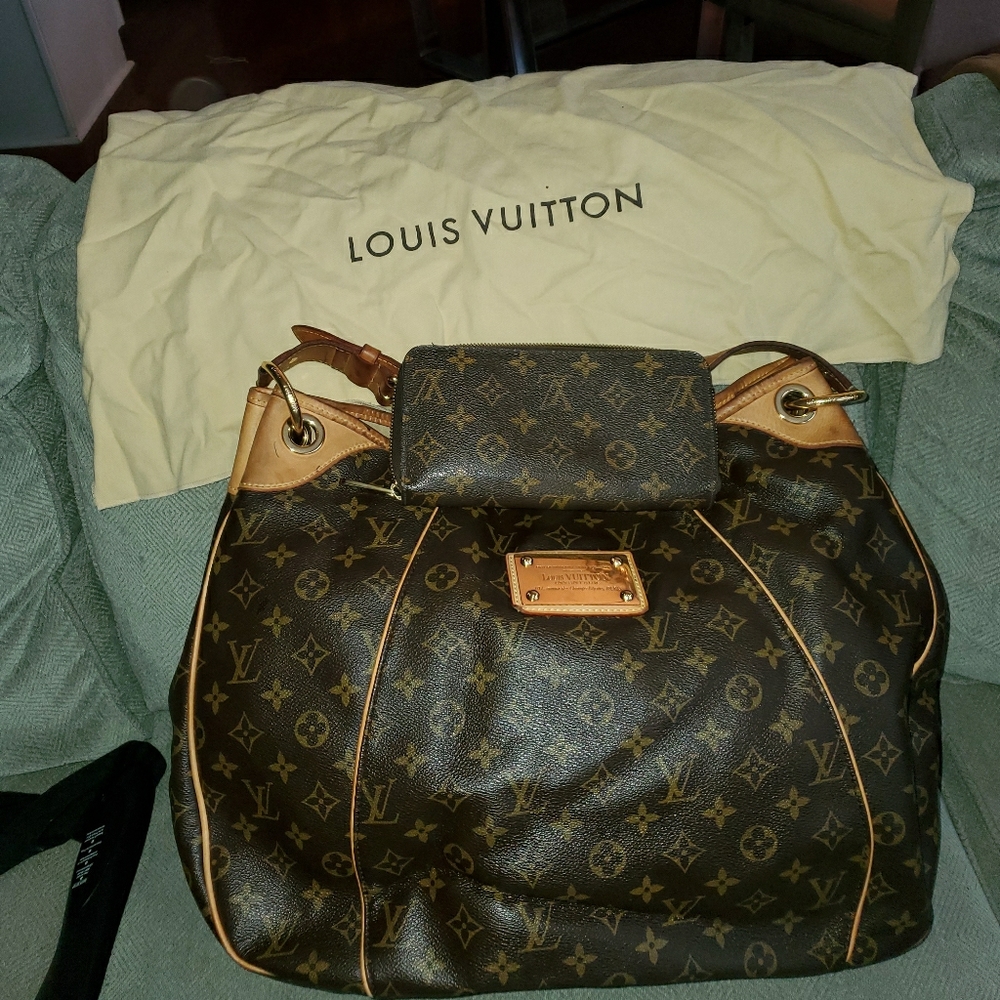 Louis Vuitton shoulder bag and wallet